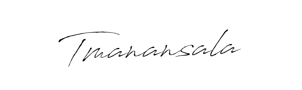 How to make Tmanansala name signature. Use Antro_Vectra style for creating short signs online. This is the latest handwritten sign. Tmanansala signature style 6 images and pictures png