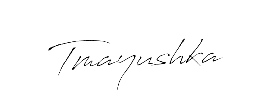 How to make Tmayushka signature? Antro_Vectra is a professional autograph style. Create handwritten signature for Tmayushka name. Tmayushka signature style 6 images and pictures png