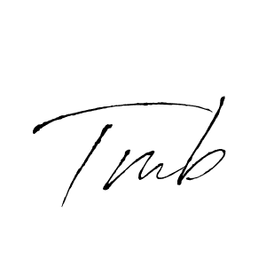 Create a beautiful signature design for name Tmb. With this signature (Antro_Vectra) fonts, you can make a handwritten signature for free. Tmb signature style 6 images and pictures png