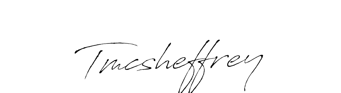 Antro_Vectra is a professional signature style that is perfect for those who want to add a touch of class to their signature. It is also a great choice for those who want to make their signature more unique. Get Tmcsheffrey name to fancy signature for free. Tmcsheffrey signature style 6 images and pictures png