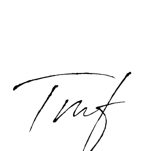 It looks lik you need a new signature style for name Tmf. Design unique handwritten (Antro_Vectra) signature with our free signature maker in just a few clicks. Tmf signature style 6 images and pictures png