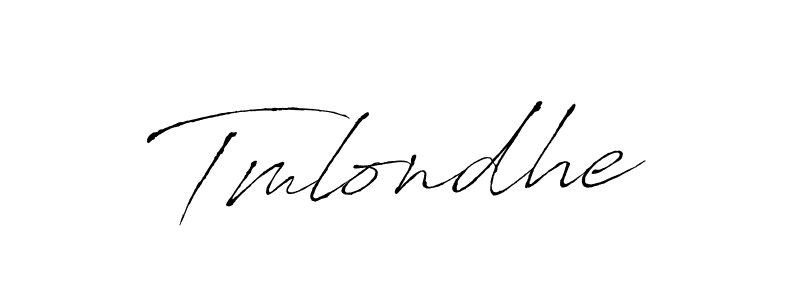 This is the best signature style for the Tmlondhe name. Also you like these signature font (Antro_Vectra). Mix name signature. Tmlondhe signature style 6 images and pictures png