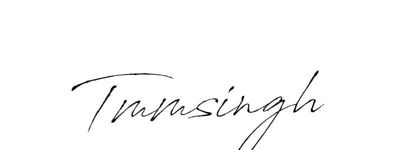 Design your own signature with our free online signature maker. With this signature software, you can create a handwritten (Antro_Vectra) signature for name Tmmsingh. Tmmsingh signature style 6 images and pictures png