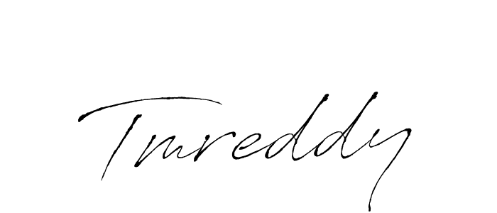 How to make Tmreddy signature? Antro_Vectra is a professional autograph style. Create handwritten signature for Tmreddy name. Tmreddy signature style 6 images and pictures png