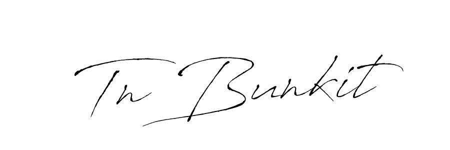 Design your own signature with our free online signature maker. With this signature software, you can create a handwritten (Antro_Vectra) signature for name Tn Bunkit. Tn Bunkit signature style 6 images and pictures png