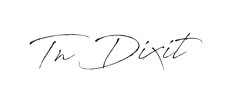 Make a beautiful signature design for name Tn Dixit. Use this online signature maker to create a handwritten signature for free. Tn Dixit signature style 6 images and pictures png