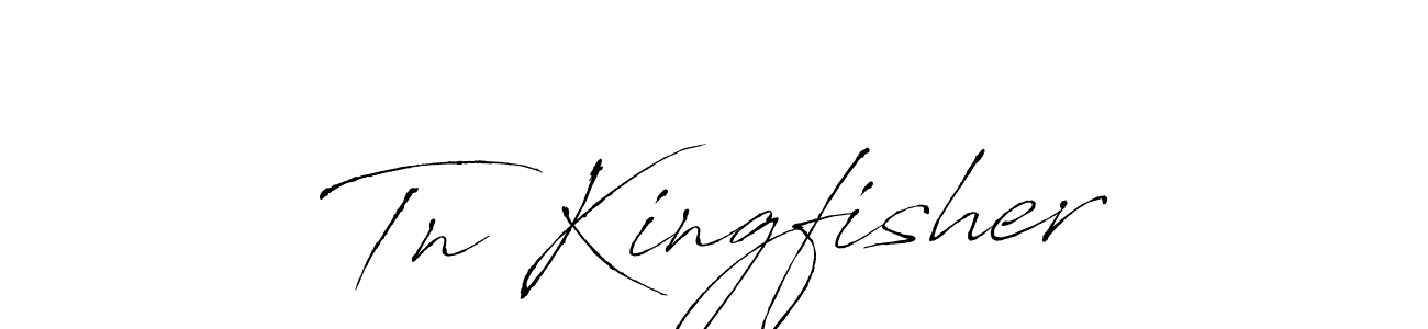 Design your own signature with our free online signature maker. With this signature software, you can create a handwritten (Antro_Vectra) signature for name Tn Kingfisher. Tn Kingfisher signature style 6 images and pictures png