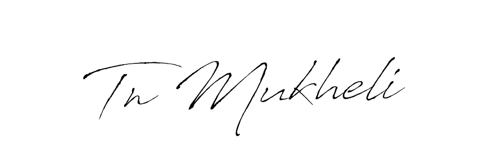 It looks lik you need a new signature style for name Tn Mukheli. Design unique handwritten (Antro_Vectra) signature with our free signature maker in just a few clicks. Tn Mukheli signature style 6 images and pictures png