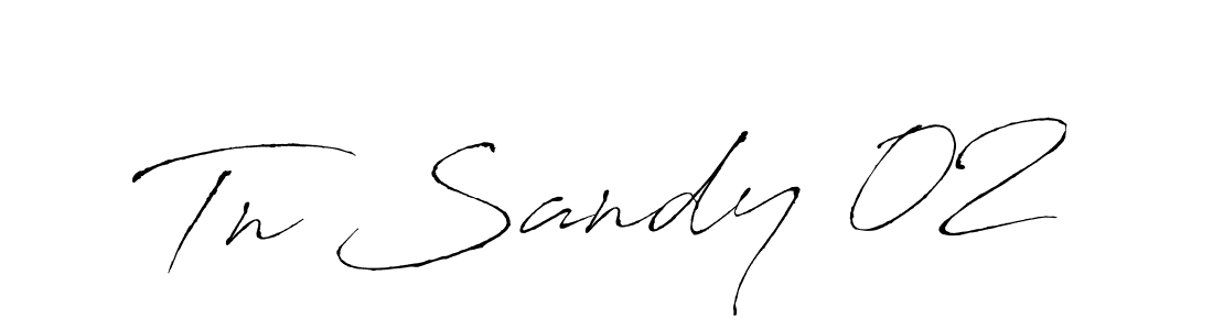 Make a beautiful signature design for name Tn Sandy 02. With this signature (Antro_Vectra) style, you can create a handwritten signature for free. Tn Sandy 02 signature style 6 images and pictures png