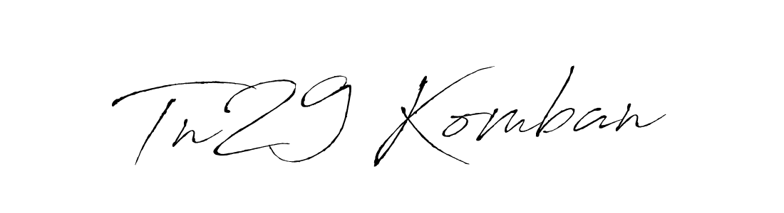 It looks lik you need a new signature style for name Tn29 Komban. Design unique handwritten (Antro_Vectra) signature with our free signature maker in just a few clicks. Tn29 Komban signature style 6 images and pictures png