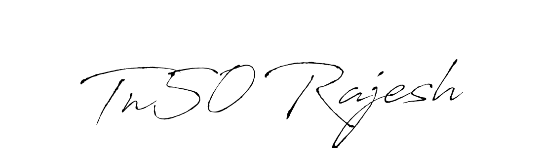 The best way (Antro_Vectra) to make a short signature is to pick only two or three words in your name. The name Tn50 Rajesh include a total of six letters. For converting this name. Tn50 Rajesh signature style 6 images and pictures png