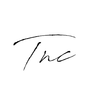 Also we have Tnc name is the best signature style. Create professional handwritten signature collection using Antro_Vectra autograph style. Tnc signature style 6 images and pictures png