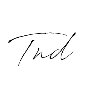 It looks lik you need a new signature style for name Tnd. Design unique handwritten (Antro_Vectra) signature with our free signature maker in just a few clicks. Tnd signature style 6 images and pictures png