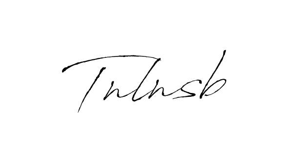 Make a beautiful signature design for name Tnlnsb. With this signature (Antro_Vectra) style, you can create a handwritten signature for free. Tnlnsb signature style 6 images and pictures png