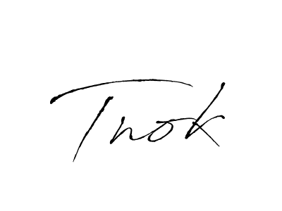 The best way (Antro_Vectra) to make a short signature is to pick only two or three words in your name. The name Tnok include a total of six letters. For converting this name. Tnok signature style 6 images and pictures png