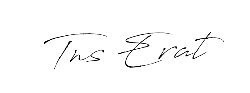 You should practise on your own different ways (Antro_Vectra) to write your name (Tns Erat) in signature. don't let someone else do it for you. Tns Erat signature style 6 images and pictures png