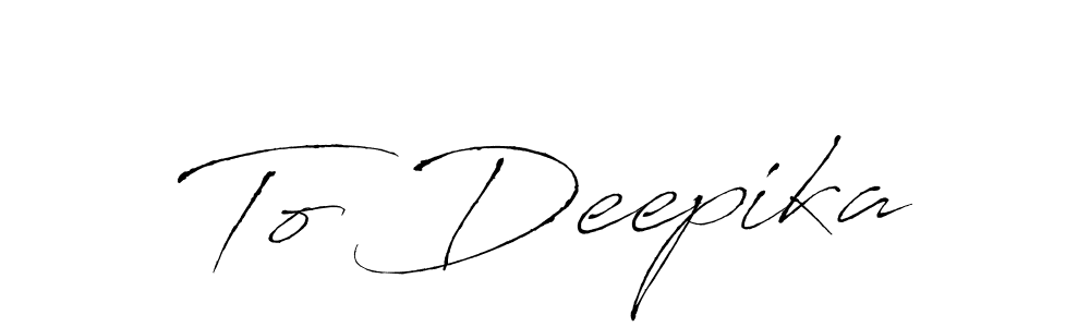 Make a short To Deepika signature style. Manage your documents anywhere anytime using Antro_Vectra. Create and add eSignatures, submit forms, share and send files easily. To Deepika signature style 6 images and pictures png
