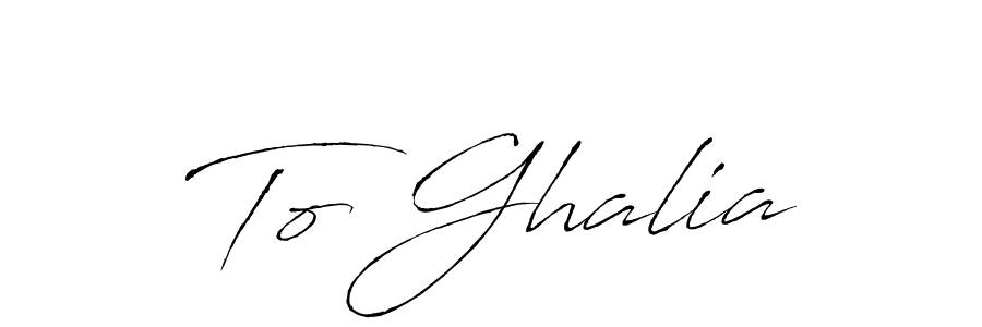 It looks lik you need a new signature style for name To Ghalia. Design unique handwritten (Antro_Vectra) signature with our free signature maker in just a few clicks. To Ghalia signature style 6 images and pictures png