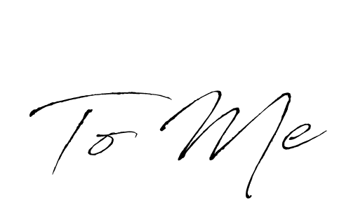 You should practise on your own different ways (Antro_Vectra) to write your name (To Me) in signature. don't let someone else do it for you. To Me signature style 6 images and pictures png