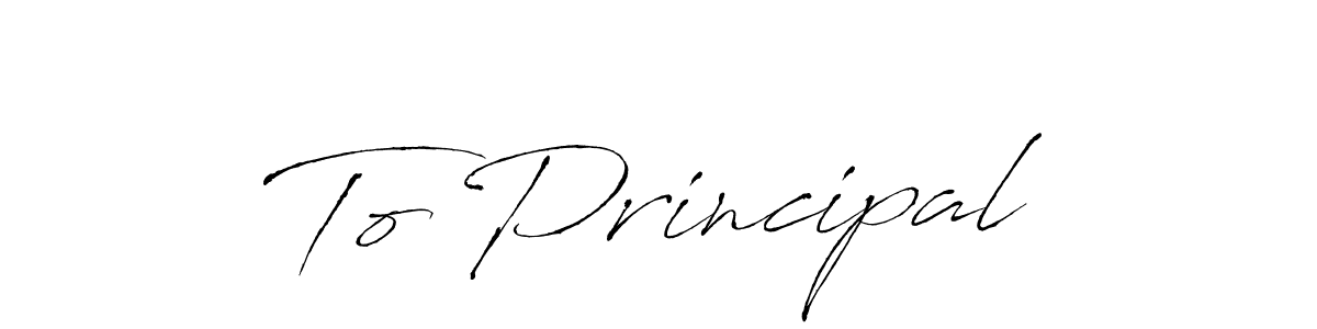 It looks lik you need a new signature style for name To Principal. Design unique handwritten (Antro_Vectra) signature with our free signature maker in just a few clicks. To Principal signature style 6 images and pictures png