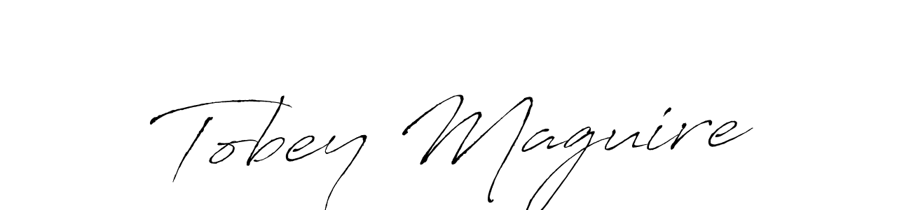 Similarly Antro_Vectra is the best handwritten signature design. Signature creator online .You can use it as an online autograph creator for name Tobey Maguire. Tobey Maguire signature style 6 images and pictures png