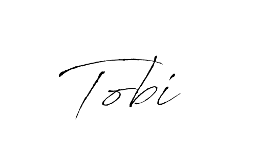 The best way (Antro_Vectra) to make a short signature is to pick only two or three words in your name. The name Tobi  include a total of six letters. For converting this name. Tobi  signature style 6 images and pictures png