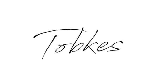 Design your own signature with our free online signature maker. With this signature software, you can create a handwritten (Antro_Vectra) signature for name Tobkes. Tobkes signature style 6 images and pictures png