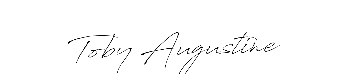 Use a signature maker to create a handwritten signature online. With this signature software, you can design (Antro_Vectra) your own signature for name Toby Augustine. Toby Augustine signature style 6 images and pictures png