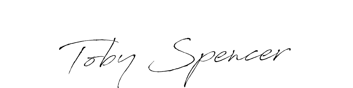 Design your own signature with our free online signature maker. With this signature software, you can create a handwritten (Antro_Vectra) signature for name Toby Spencer. Toby Spencer signature style 6 images and pictures png