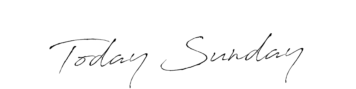 Once you've used our free online signature maker to create your best signature Antro_Vectra style, it's time to enjoy all of the benefits that Today Sunday name signing documents. Today Sunday signature style 6 images and pictures png