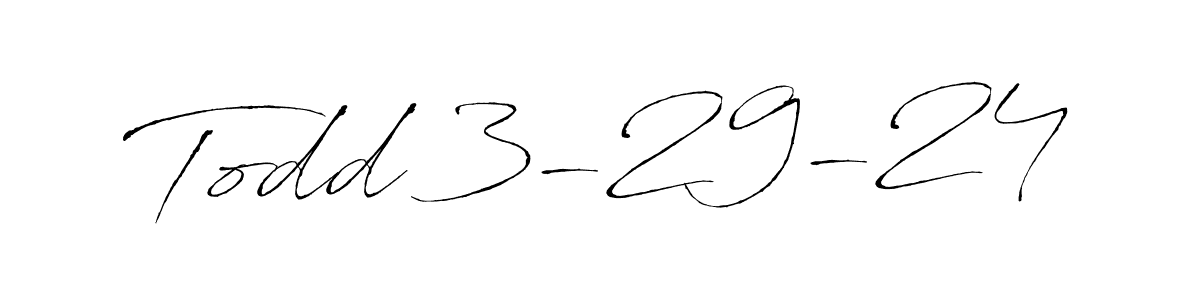 The best way (Antro_Vectra) to make a short signature is to pick only two or three words in your name. The name Todd 3-29-24 include a total of six letters. For converting this name. Todd 3-29-24 signature style 6 images and pictures png