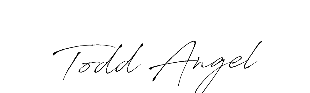 The best way (Antro_Vectra) to make a short signature is to pick only two or three words in your name. The name Todd Angel include a total of six letters. For converting this name. Todd Angel signature style 6 images and pictures png