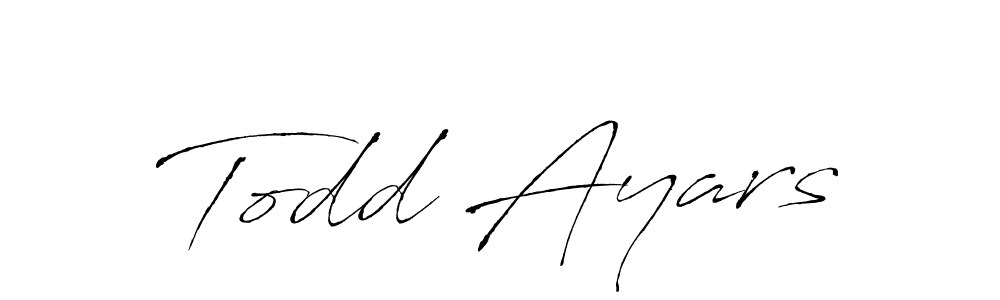 Create a beautiful signature design for name Todd Ayars. With this signature (Antro_Vectra) fonts, you can make a handwritten signature for free. Todd Ayars signature style 6 images and pictures png