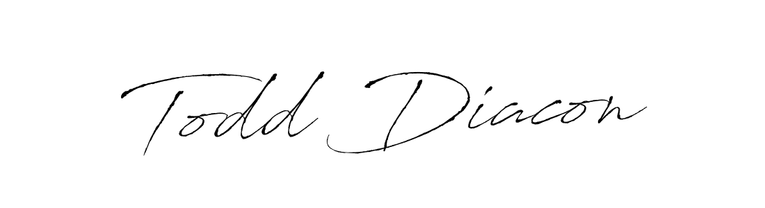 Make a beautiful signature design for name Todd Diacon. Use this online signature maker to create a handwritten signature for free. Todd Diacon signature style 6 images and pictures png