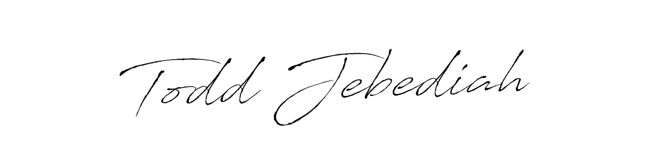 The best way (Antro_Vectra) to make a short signature is to pick only two or three words in your name. The name Todd Jebediah include a total of six letters. For converting this name. Todd Jebediah signature style 6 images and pictures png