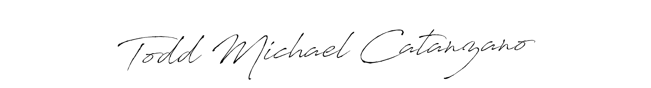 Also we have Todd Michael Catanzano name is the best signature style. Create professional handwritten signature collection using Antro_Vectra autograph style. Todd Michael Catanzano signature style 6 images and pictures png