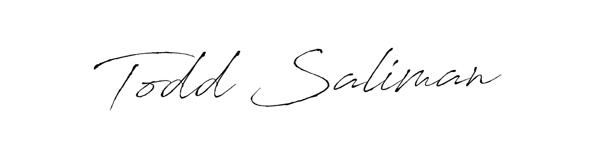 Also we have Todd Saliman name is the best signature style. Create professional handwritten signature collection using Antro_Vectra autograph style. Todd Saliman signature style 6 images and pictures png