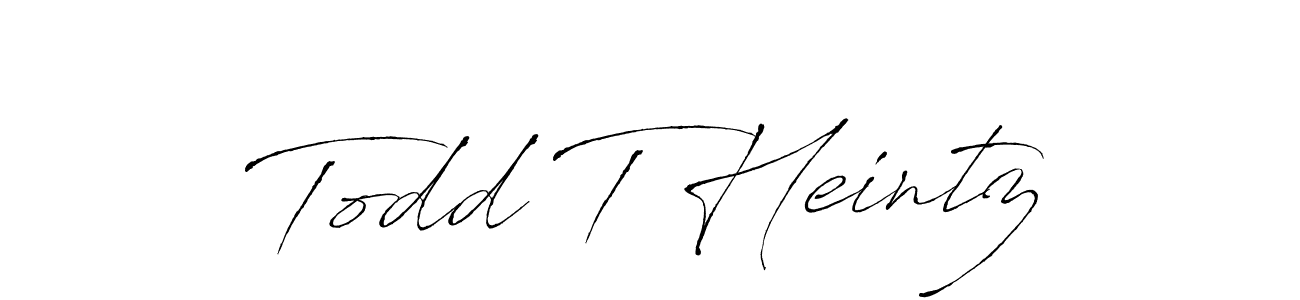 Make a short Todd T Heintz signature style. Manage your documents anywhere anytime using Antro_Vectra. Create and add eSignatures, submit forms, share and send files easily. Todd T Heintz signature style 6 images and pictures png