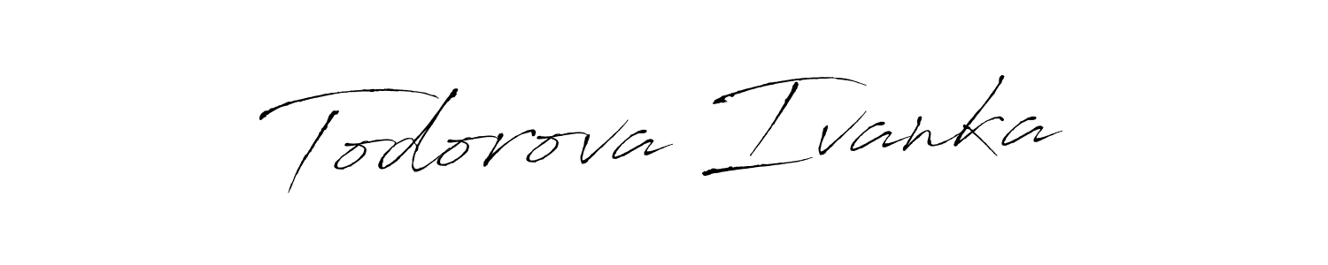 if you are searching for the best signature style for your name Todorova Ivanka. so please give up your signature search. here we have designed multiple signature styles  using Antro_Vectra. Todorova Ivanka signature style 6 images and pictures png