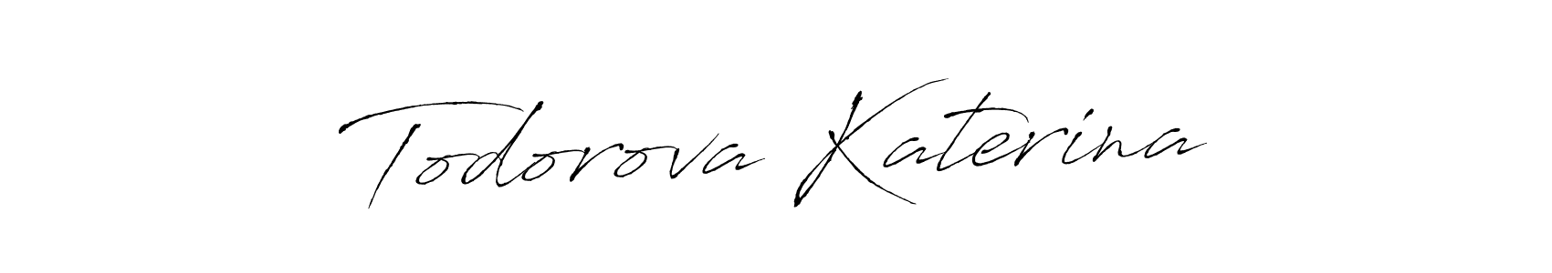 Todorova Katerina stylish signature style. Best Handwritten Sign (Antro_Vectra) for my name. Handwritten Signature Collection Ideas for my name Todorova Katerina. Todorova Katerina signature style 6 images and pictures png