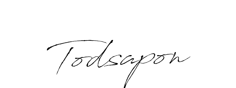 Also You can easily find your signature by using the search form. We will create Todsapon name handwritten signature images for you free of cost using Antro_Vectra sign style. Todsapon signature style 6 images and pictures png
