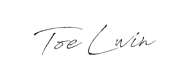 Antro_Vectra is a professional signature style that is perfect for those who want to add a touch of class to their signature. It is also a great choice for those who want to make their signature more unique. Get Toe Lwin name to fancy signature for free. Toe Lwin signature style 6 images and pictures png