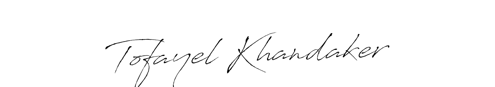 The best way (Antro_Vectra) to make a short signature is to pick only two or three words in your name. The name Tofayel Khandaker include a total of six letters. For converting this name. Tofayel Khandaker signature style 6 images and pictures png
