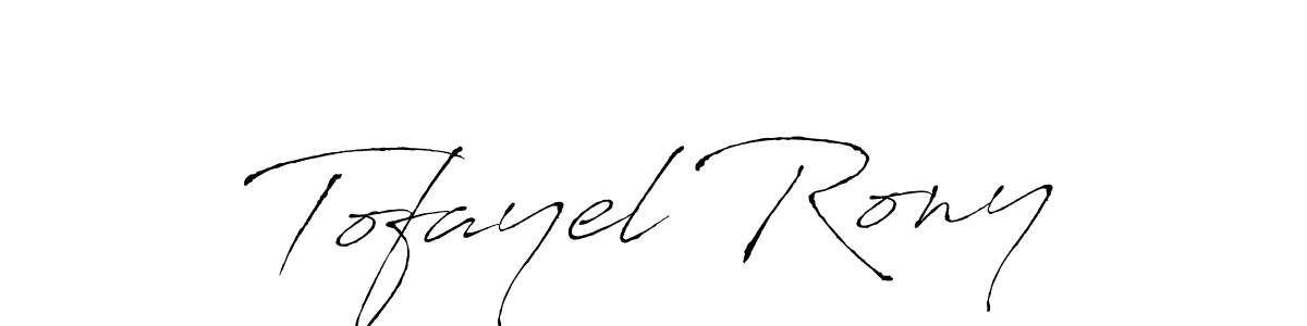 You should practise on your own different ways (Antro_Vectra) to write your name (Tofayel Rony) in signature. don't let someone else do it for you. Tofayel Rony signature style 6 images and pictures png