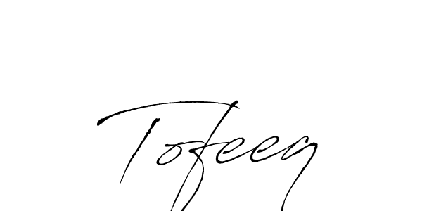 How to make Tofeeq name signature. Use Antro_Vectra style for creating short signs online. This is the latest handwritten sign. Tofeeq signature style 6 images and pictures png