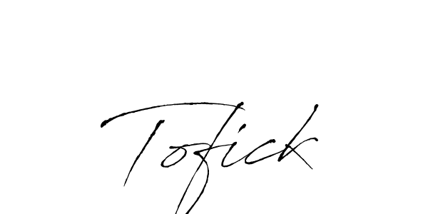 How to make Tofick name signature. Use Antro_Vectra style for creating short signs online. This is the latest handwritten sign. Tofick signature style 6 images and pictures png