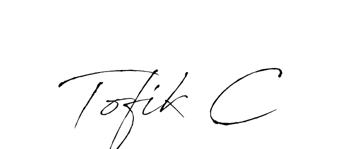 Make a beautiful signature design for name Tofik C. Use this online signature maker to create a handwritten signature for free. Tofik C signature style 6 images and pictures png