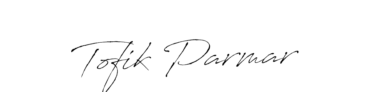 if you are searching for the best signature style for your name Tofik Parmar. so please give up your signature search. here we have designed multiple signature styles  using Antro_Vectra. Tofik Parmar signature style 6 images and pictures png