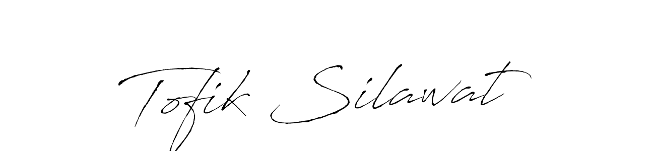 Similarly Antro_Vectra is the best handwritten signature design. Signature creator online .You can use it as an online autograph creator for name Tofik Silawat. Tofik Silawat signature style 6 images and pictures png