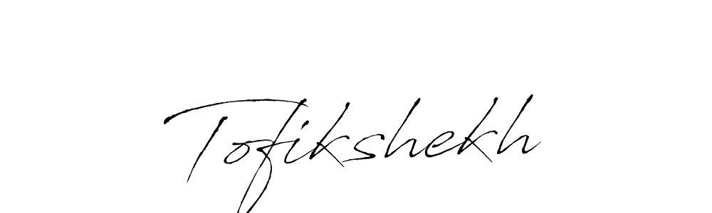 You should practise on your own different ways (Antro_Vectra) to write your name (Tofikshekh) in signature. don't let someone else do it for you. Tofikshekh signature style 6 images and pictures png